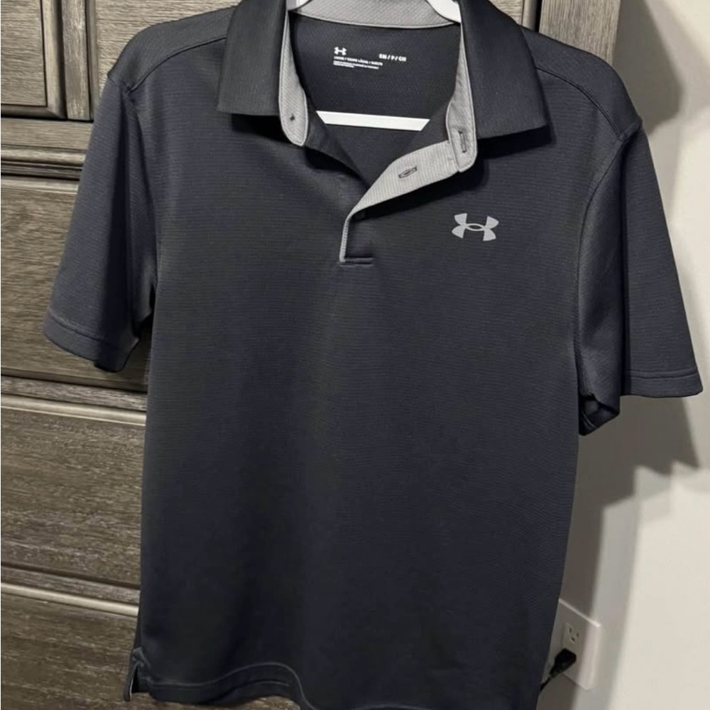 Under Armour Men's Gray Polo Shirt
